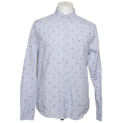 Buttondown-skjorta (Blå, Svart) från Wood Wood Bomull