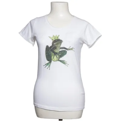 T-shirt (Hvid) fra Louis & Louisa Bomuld, Elastan