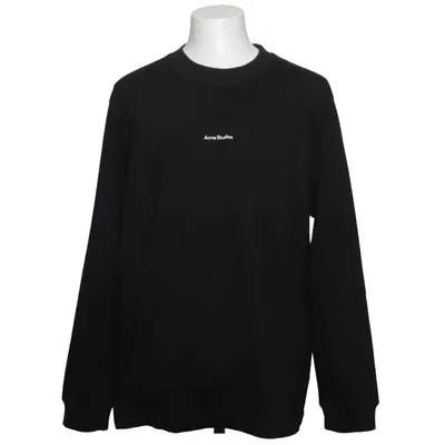 Langarmshirt (Schwarz) von Acne Studios Baumwolle