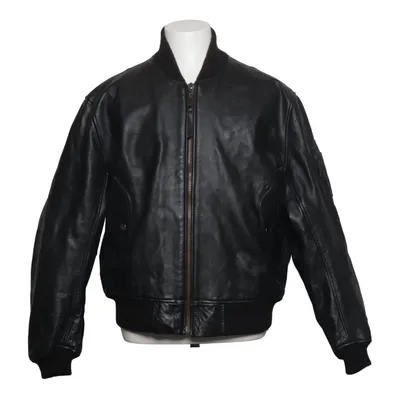 Veste en cuir (Noir) de Alpha Industries Cuir