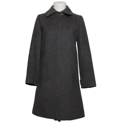 Coat (Gray) from A.P.C. Cotton, Polyamide, Viscose, Wool