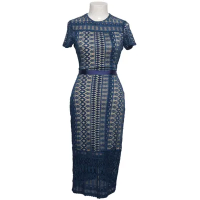 Robe (Bleu, Beige) de Cuplé