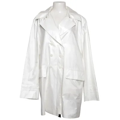 Trenchcoat (Hvid) fra Prestige Polyamid, Polyester