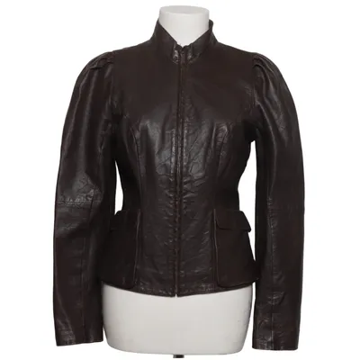 Leather jacket (Brown) from Ecote Leather, Viscose