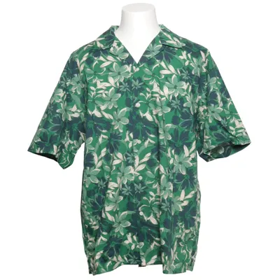 Chemise à manches courtes (Vert, Bleu, Multicolore) de Uniqlo Coton, Modal