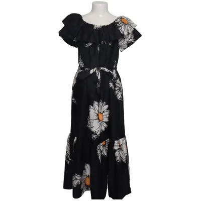 Maxi jurk (Zwart, Wit, Geel) van Desigual