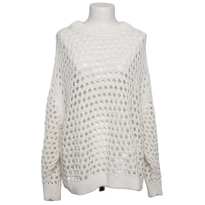 Sweater (White) from H&M Cotton, Polyester