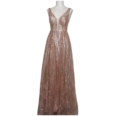 Avondjurk (Goud, Roze) van Eva & Lola Polyester