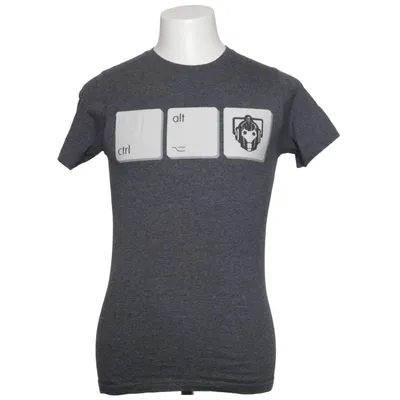 T-shirt (Grå) fra Doctor WHO Bomuld, Polyester