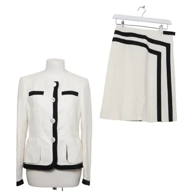 Skirt suit (White, Black) from Rena Lange Cotton, Cupro, Polyamide, Silk, Viscose