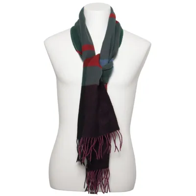 Scarf (Blue, Green, Multicolored) from Prochownick Cashmere, Wool