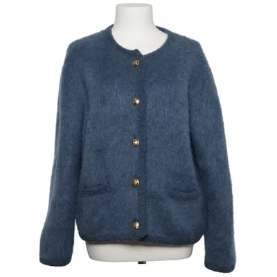 Cardigan (Blue) from Celine Mohair, Polyamide, Polyester, Wool