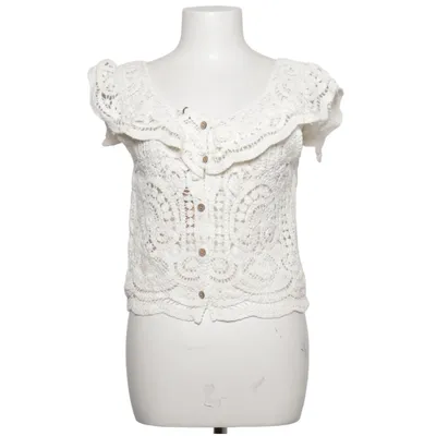 Top (Hvid) fra C'est Monique Bomuld, Polyester
