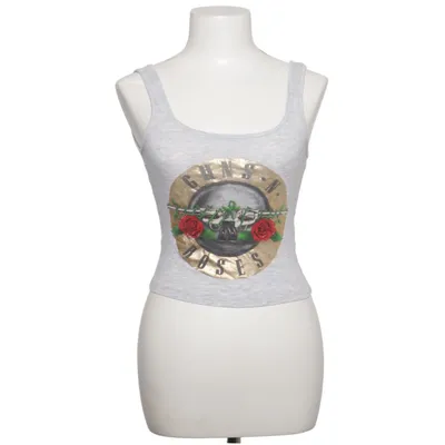 Crop top (Gray, Multicolored) from Guns n' Roses Cotton, Elastane, Polyester