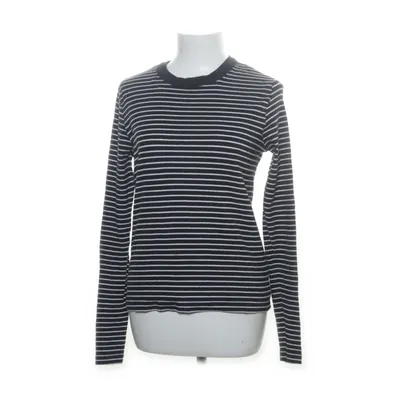 Långärmad t-shirt (Svart, Vit) från Weekday Elastan, Bomull