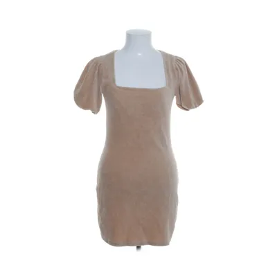 Jurk (Beige) van Miss Selfridge Petites Katoen, Elastaan, Polyester