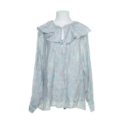 Bluse (Turkis, Flerfarvet) fra H&M Polyamid, Viscose