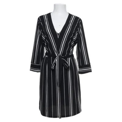 Jurk (Zwart, Wit) van H&M Modern Classic Polyester, Elastaan