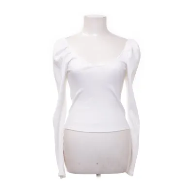 Top (Wit) van H&M Katoen, Elastaan, Polyester