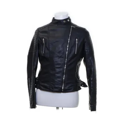 Bikerjack (Zwart) van King of Fashion Katoen