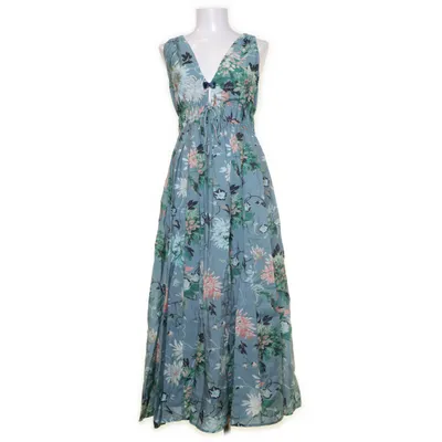Långklänning (Blå, Flerfärgad) från H&M Bomull, Lyocell, Polyester