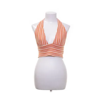 Neckholder Top (Mehrfarbig, Orange) von Divided by H&M Polyester, Elasthan