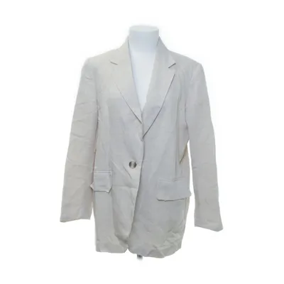 Blazer (Beige) from H&M Linen, Viscose, Polyester