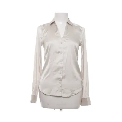 Shirt (Gray, Beige) from H&M Modern Classic Polyester, Elastane