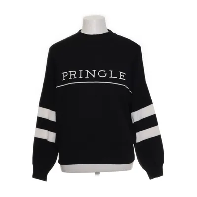 Sweater (Black, White) from Pringle Of Scotland x H&M Polyester, Polyamide, Wool