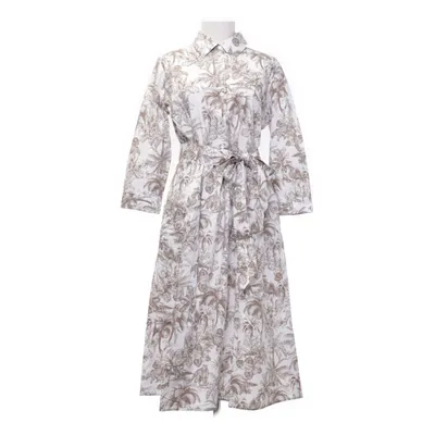 Dress (White, Beige) from Camicetta Snob Cotton