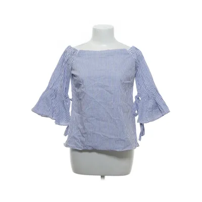 Blouse (Blauw) van H&M Modern Classic Katoen, Polyamide, Elastaan
