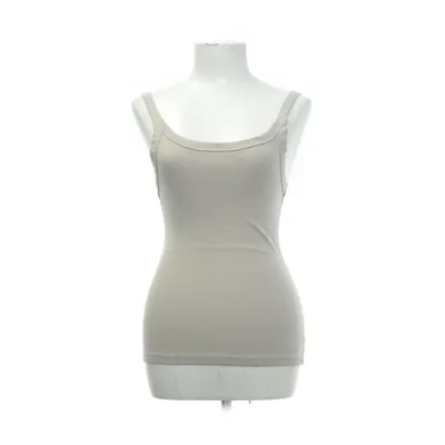 Débardeur (Gris, Beige) de H&M Basic Coton, Élasthane