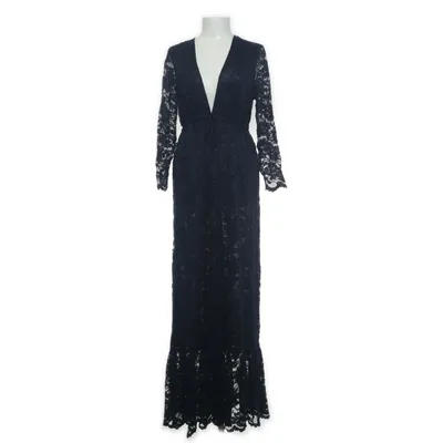 Aftenkjole (Blå) fra Ganni Polyamid, Elastan, Polyester, Viscose