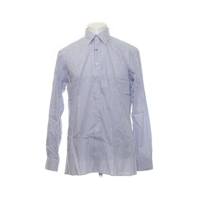 Button down shirt (White, Blue) from Tom Kirkwood Cotton