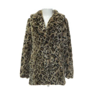 Pälskappa (Brun, Svart, Flerfärgad) från H&M Akryl, Polyester