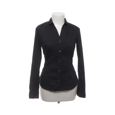 Shirt (Zwart) van H&M Modern Classic Katoen, Polyamide, Elastaan