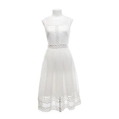 Klänning (Vit) från Mademoiselle Polyester