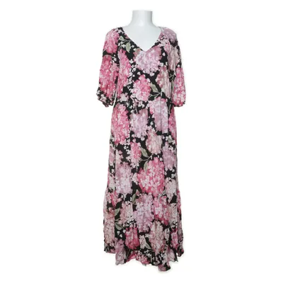 Långklänning (Rosa, Svart, Flerfärgad) från H&M Viskos