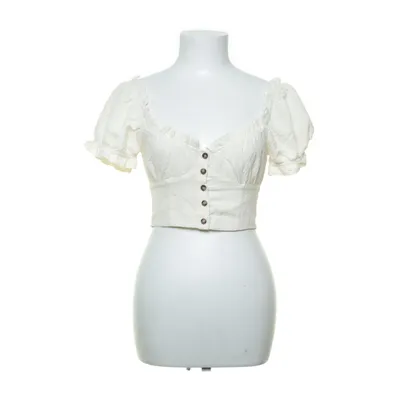 Crop top (Vit) från H&M Trend Lyocell, Polyester, Elastan