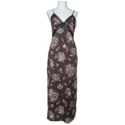 Maxi jurk (Bruin, Meerkleurig) van H&M x Brock Collection Lyocell, Polyester