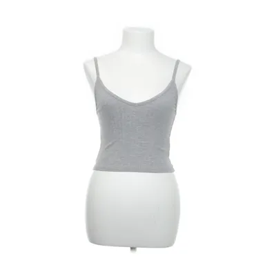 Crop top (Grå) från Divided by H&M Bomull, Viskos, Elastan