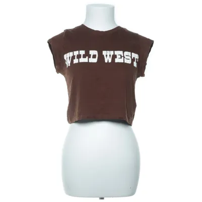 Crop top (Brun, Flerfarvet) fra Divided by H&M Bomuld