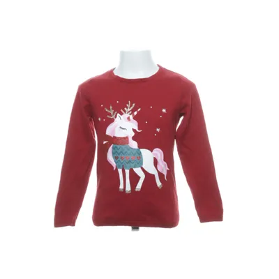 Long sleeve T-shirt (Red, Multicolored) from H&M Cotton