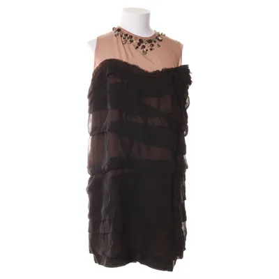 Klänning (Beige, Svart) från Lanvin x H&M Silke, Polyester
