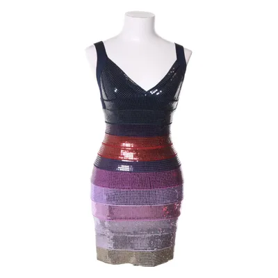 Cocktailklänning (En tajt åtsittande paljettklänning. ) från Herve Leger Viskos, Nylon, Elastan