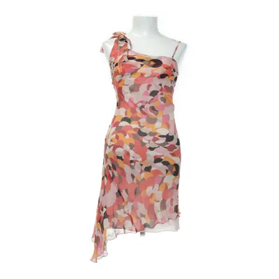 Klänning (Rosa, Röd) från Sisley Polyester, Silke