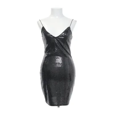 Robe (Noir, Argent) de Divided by H&M Élasthane, Fibre métallique, Polyester