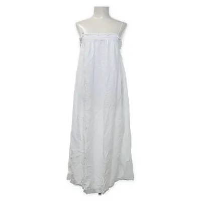 Kjole (Hvid) fra H&M Bomuld, Viscose