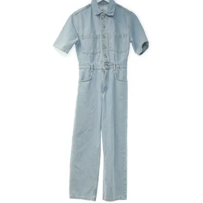 Byxdress (Blå) från Mango Denim Bomull