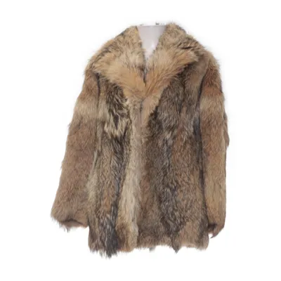 Fur jacket (Beige, Multicolored) Fur
